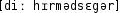 Grafik mit phonetischer Transkription des Belegs