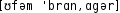 Grafik mit phonetischer Transkription des Belegs