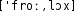 Grafik mit phonetischer Transkription des Belegs