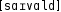 Grafik mit phonetischer Transkription des Belegs