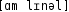 Grafik mit phonetischer Transkription des Belegs