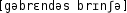 Grafik mit phonetischer Transkription des Belegs