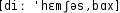 Grafik mit phonetischer Transkription des Belegs