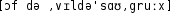 Grafik mit phonetischer Transkription des Belegs