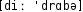 Grafik mit phonetischer Transkription des Belegs