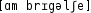 Grafik mit phonetischer Transkription des Belegs
