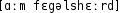 Grafik mit phonetischer Transkription des Belegs