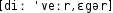 Grafik mit phonetischer Transkription des Belegs