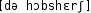 Grafik mit phonetischer Transkription des Belegs