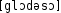Grafik mit phonetischer Transkription des Belegs