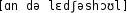 Grafik mit phonetischer Transkription des Belegs