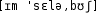 Grafik mit phonetischer Transkription des Belegs
