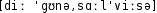 Grafik mit phonetischer Transkription des Belegs