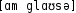 Grafik mit phonetischer Transkription des Belegs