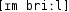 Grafik mit phonetischer Transkription des Belegs