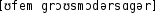 Grafik mit phonetischer Transkription des Belegs