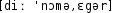 Grafik mit phonetischer Transkription des Belegs