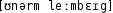 Grafik mit phonetischer Transkription des Belegs