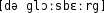 Grafik mit phonetischer Transkription des Belegs