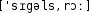 Grafik mit phonetischer Transkription des Belegs