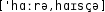 Grafik mit phonetischer Transkription des Belegs