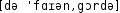 Grafik mit phonetischer Transkription des Belegs