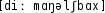 Grafik mit phonetischer Transkription des Belegs