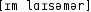 Grafik mit phonetischer Transkription des Belegs