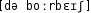 Grafik mit phonetischer Transkription des Belegs