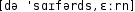Grafik mit phonetischer Transkription des Belegs