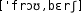Grafik mit phonetischer Transkription des Belegs