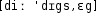 Grafik mit phonetischer Transkription des Belegs