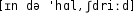 Grafik mit phonetischer Transkription des Belegs