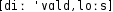 Grafik mit phonetischer Transkription des Belegs