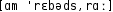 Grafik mit phonetischer Transkription des Belegs