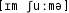 Grafik mit phonetischer Transkription des Belegs