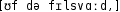 Grafik mit phonetischer Transkription des Belegs
