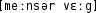 Grafik mit phonetischer Transkription des Belegs