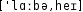 Grafik mit phonetischer Transkription des Belegs
