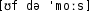 Grafik mit phonetischer Transkription des Belegs