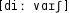 Grafik mit phonetischer Transkription des Belegs