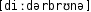 Grafik mit phonetischer Transkription des Belegs