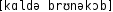 Grafik mit phonetischer Transkription des Belegs