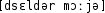 Grafik mit phonetischer Transkription des Belegs