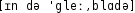 Grafik mit phonetischer Transkription des Belegs