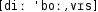 Grafik mit phonetischer Transkription des Belegs