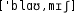 Grafik mit phonetischer Transkription des Belegs