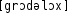 Grafik mit phonetischer Transkription des Belegs
