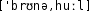 Grafik mit phonetischer Transkription des Belegs
