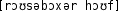 Grafik mit phonetischer Transkription des Belegs